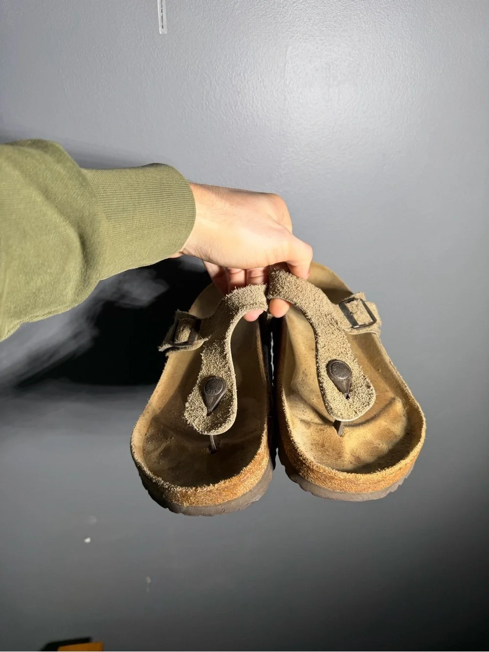 Birkenstock Gizeh Suede Sandals Size EU 41